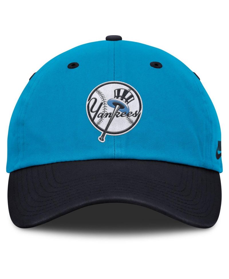 Men's Blue/Navy New York Yankees Neon 90s Club Adjustable Hat