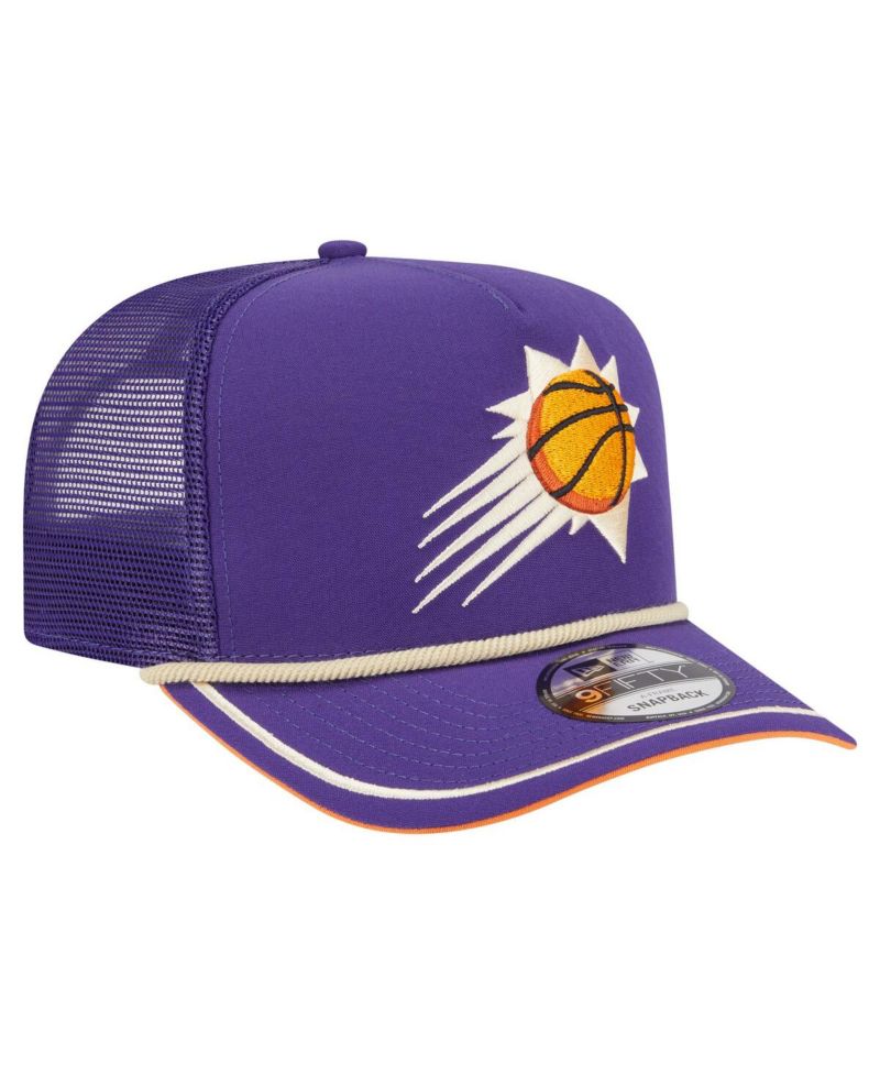 Men's Purple Phoenix Suns Team Rope A-Frame 9FIFTY Snapback Hat