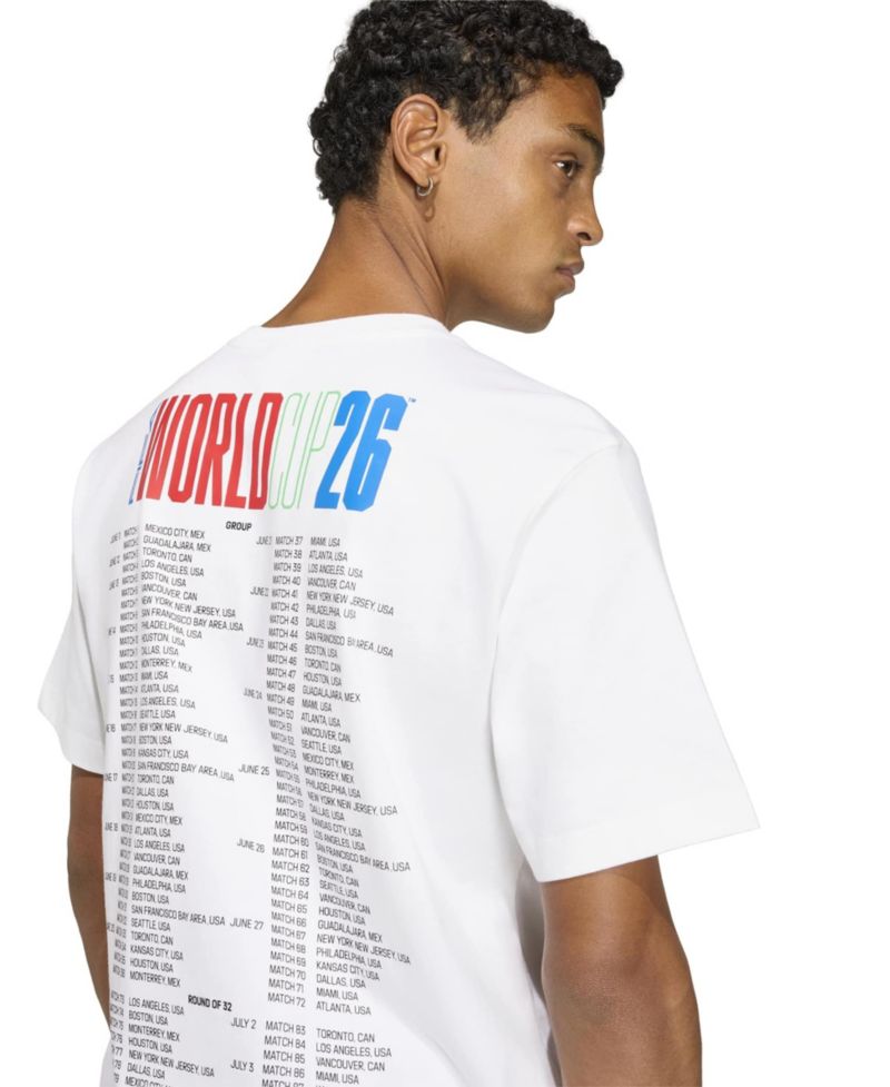 Men's White 2026 FIFA World Cup Tour T-Shirt