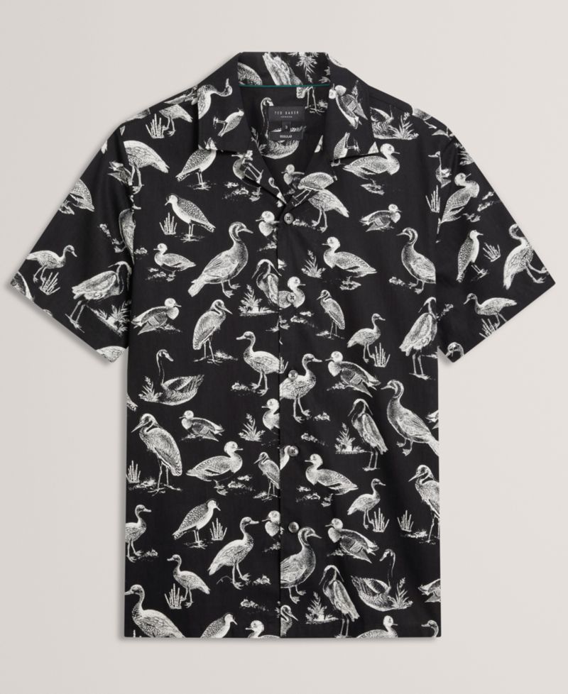 Men's Yamal Regular Duck Print Shirt