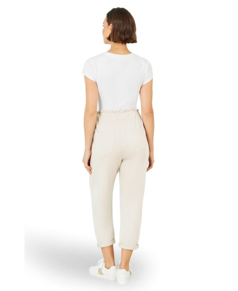 Women's Cotton Relaxed Stretch Trousers