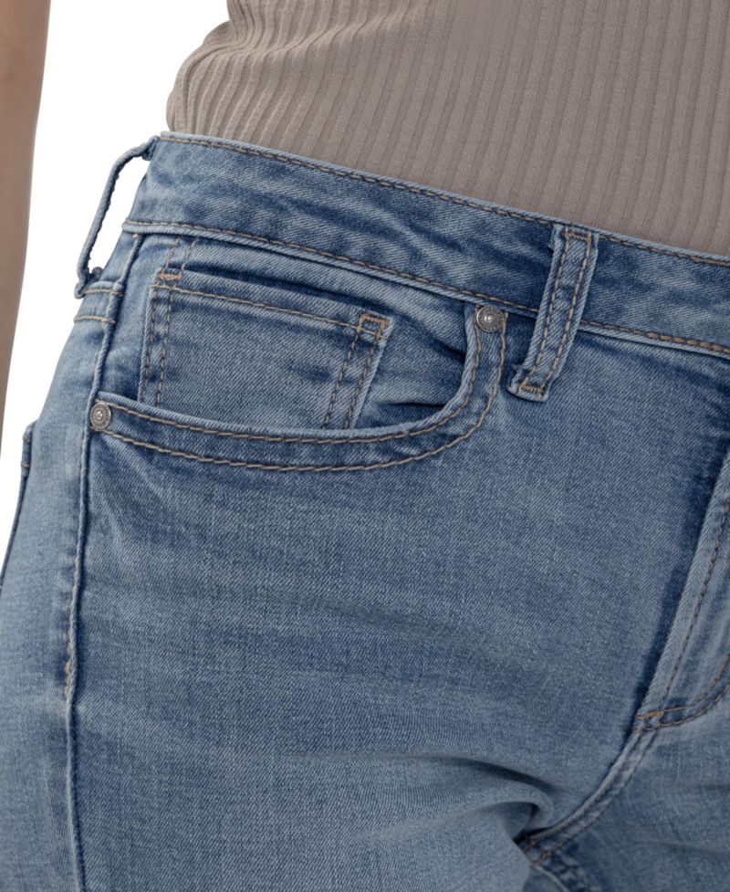 Women's Most Wanted Mid-Rise Flared-Leg Jeans