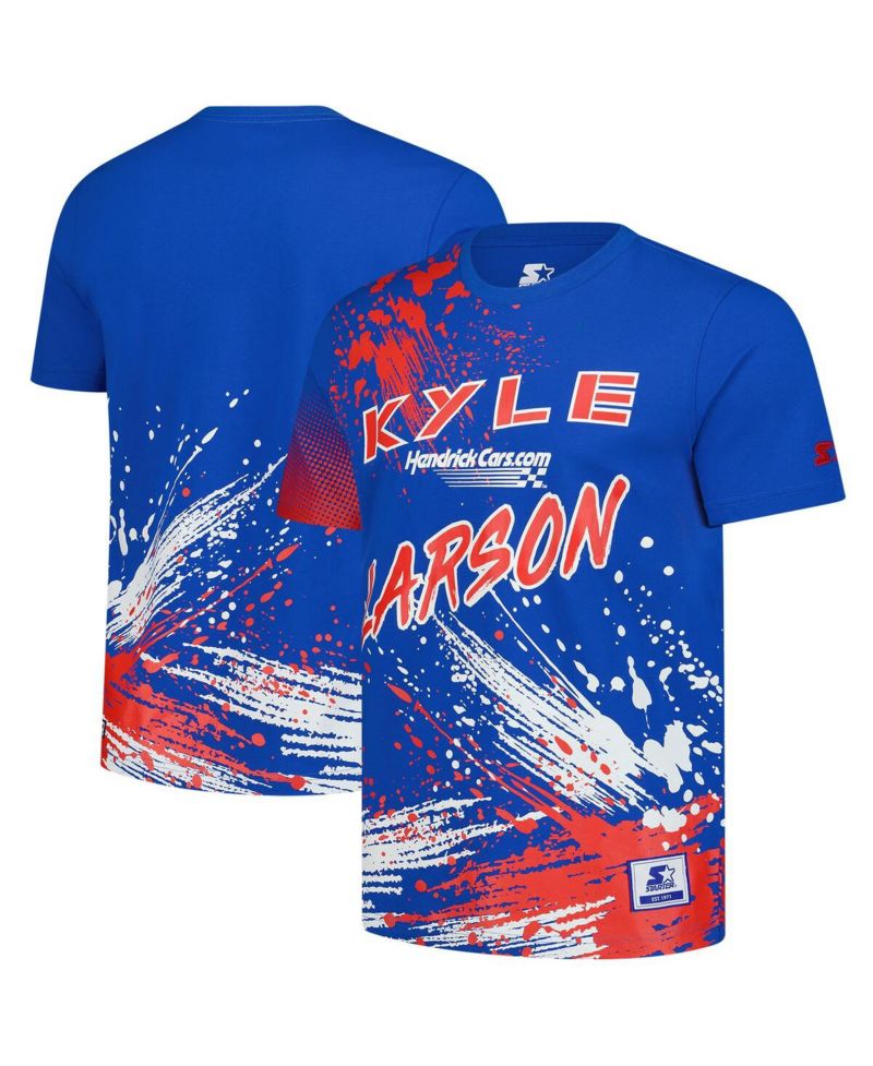 Men's Royal Kyle Larson Touchdown Extreme T-Shirt