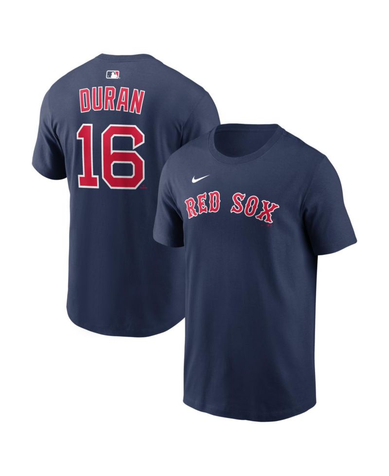 Men's Jarren Duran Navy Boston Red Sox Home Name & Number T-Shirt