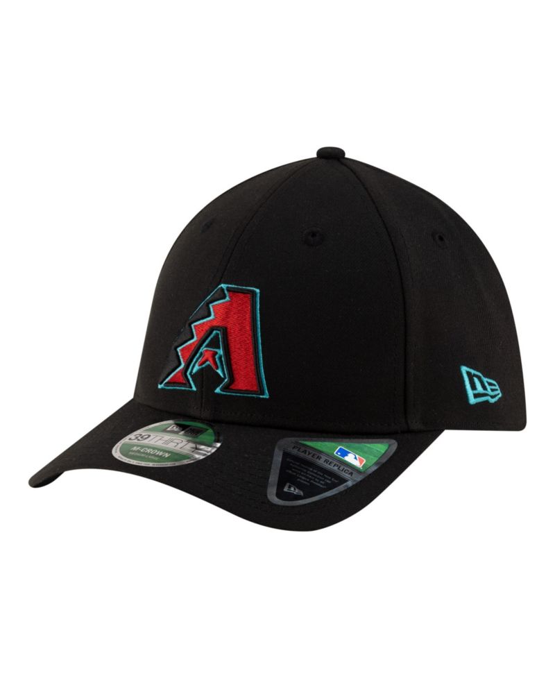 Men's Black Arizona Diamondbacks Alternate Player Replica 39THIRTY M-Crown Flex Hat
