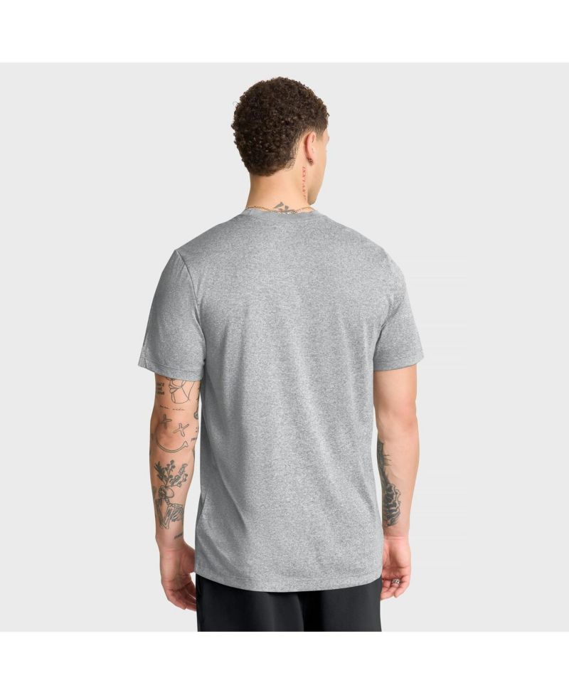 Men's Gray Alabama Crimson Tide Basketball Icon Legend T-Shirt