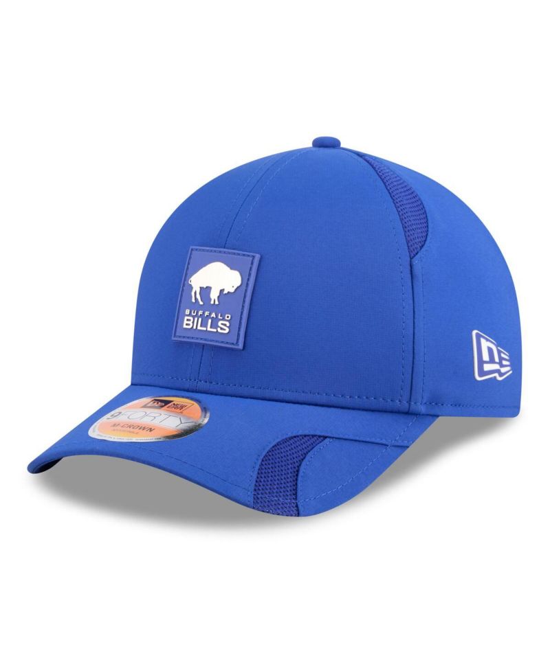 Men's Royal Buffalo Bills 2025 Sideline Throwback M-Crown 9FORTY Adjustable Hat