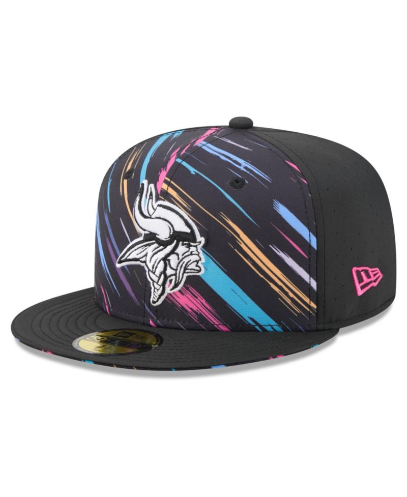Men's Black Minnesota Vikings 2026 NFL Cruical Catch 59FIFTY Fitted Hat