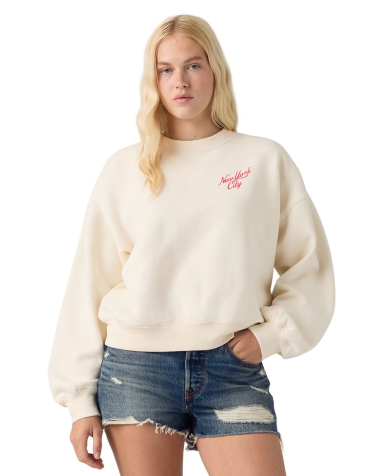 Women's Vintage Boxy Graphic Sweatshirt
