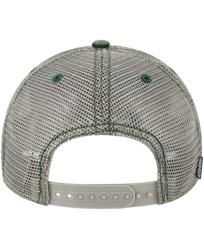 Men's Green Michigan State Spartans Sunset Dashboard Trucker Snapback Hat