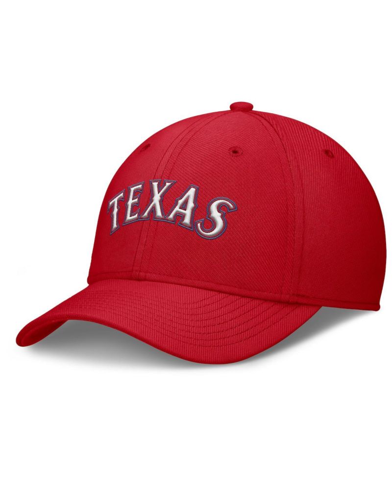 Men's Red Texas Rangers Rise Performance Flex Hat