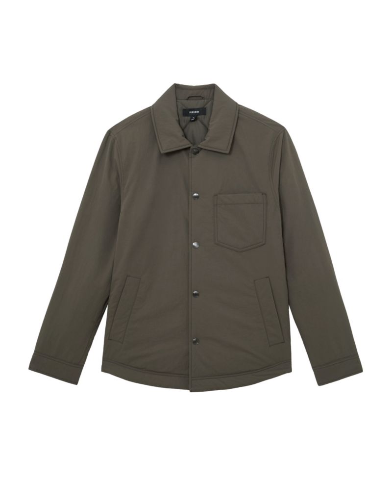Men's Vasey Quilted Press-Stud Overshirt