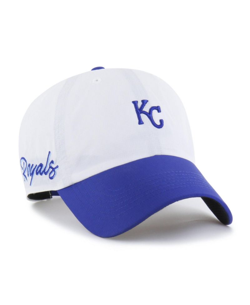 Men's White/Royal Kansas City Royals Vista Mini Clean Up Brrr&deg; Adjustable Hat