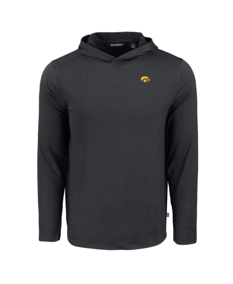 Men's Black Iowa Hawkeyes Coastline Epic Comfort Eco Long Sleeve Hoodie