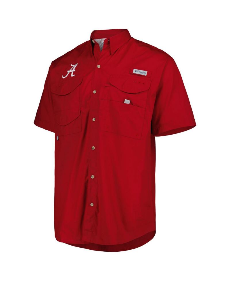 Men's Crimson Alabama Crimson Tide Bonehead Button-Up Shirt
