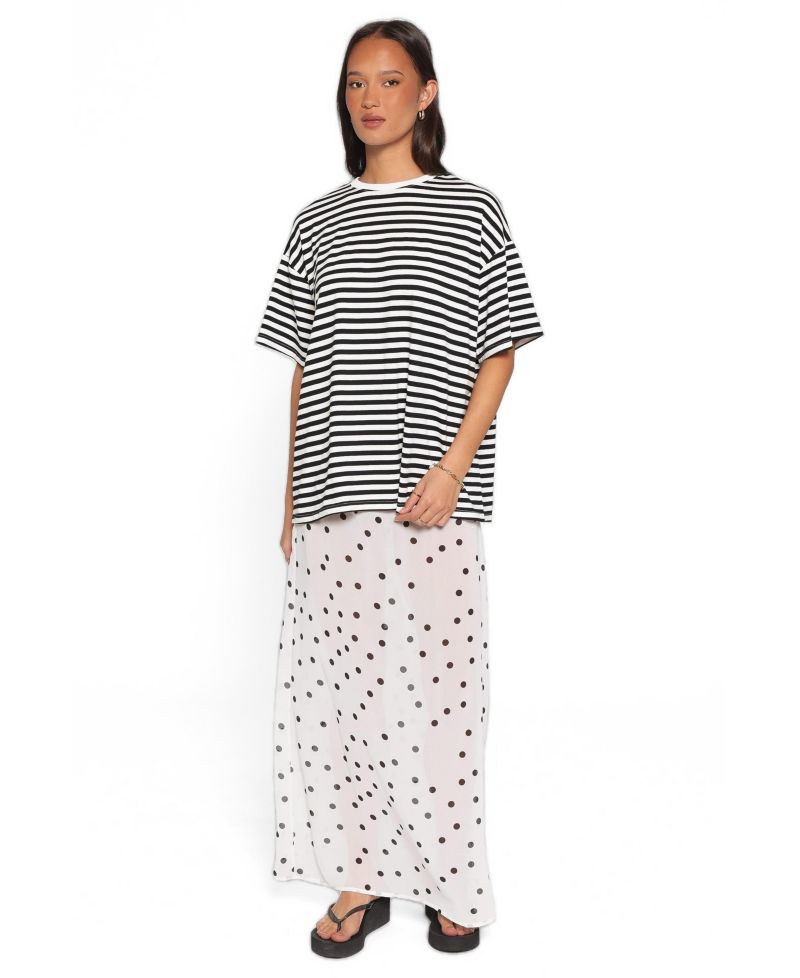 Women's Tammi Oversized High-Rise Midi Top and Skirt, 2-Piece Set