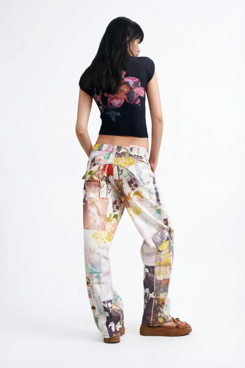 Women's Printed regular jeans
