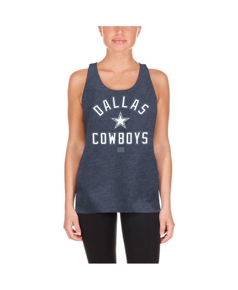Women's Navy Dallas Cowboys 2024 NFL Training Camp Tank Top