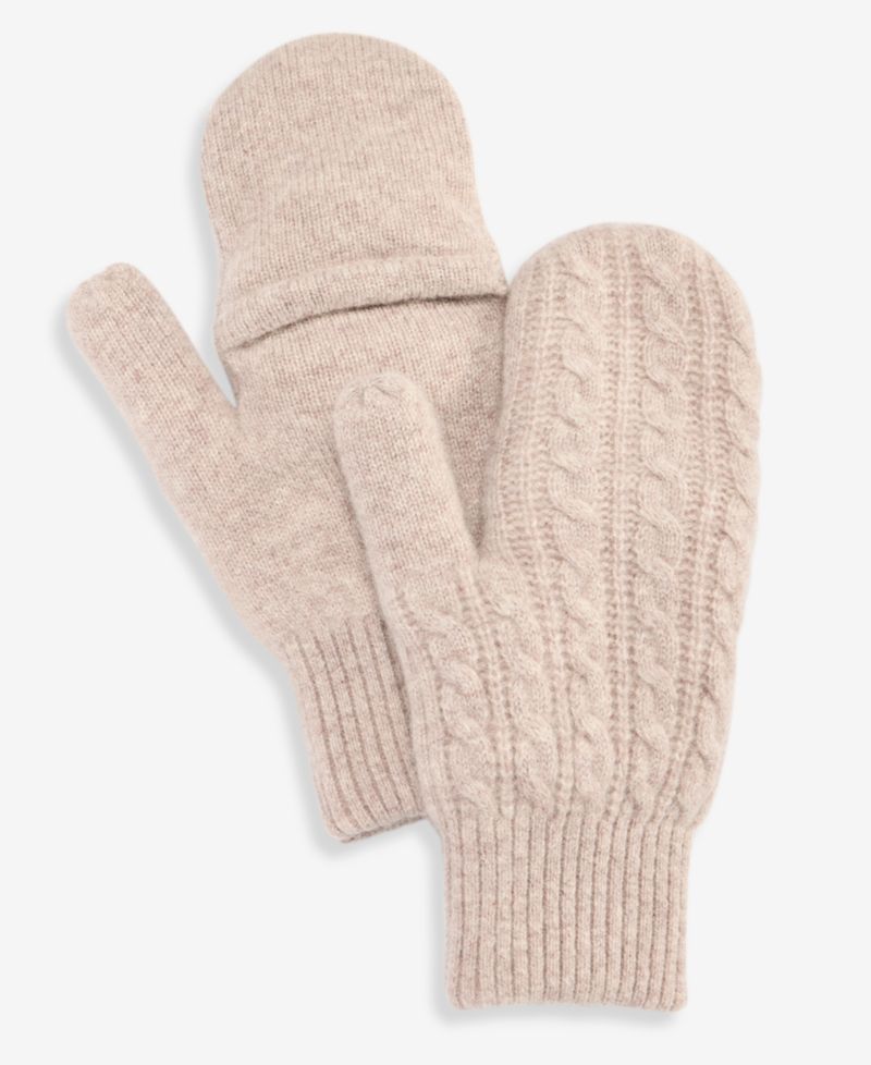 Solid Cashmere Nordic Mittens