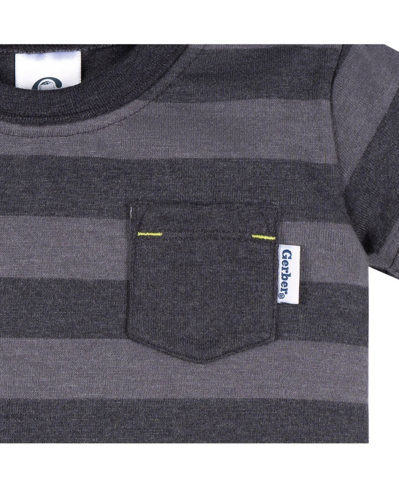 Baby Boys Short Sleeve T-Shirts, 3-Pack
