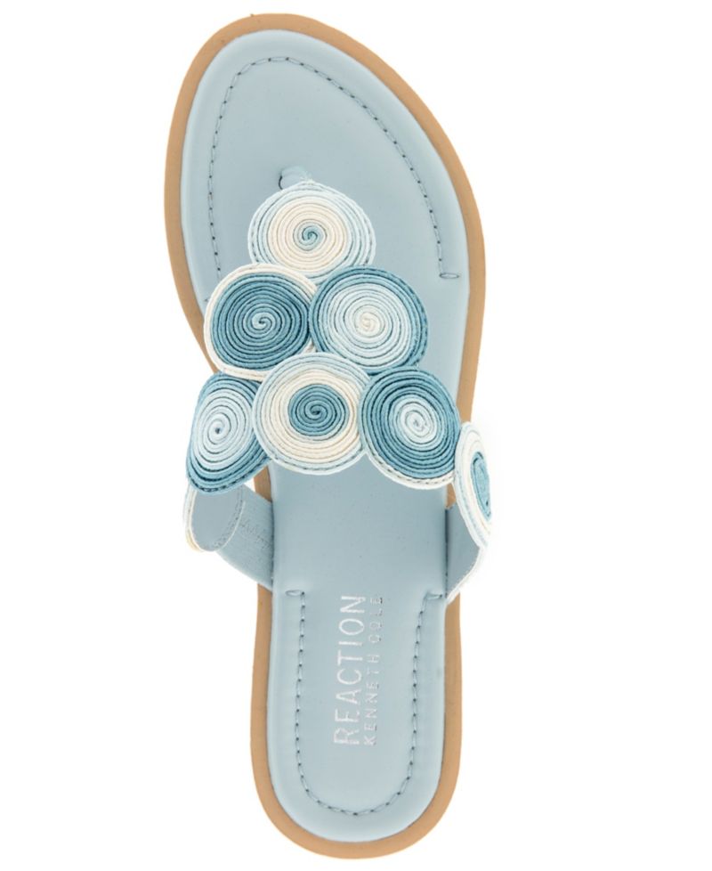 Women's Spiraling Thong Flat Sandals