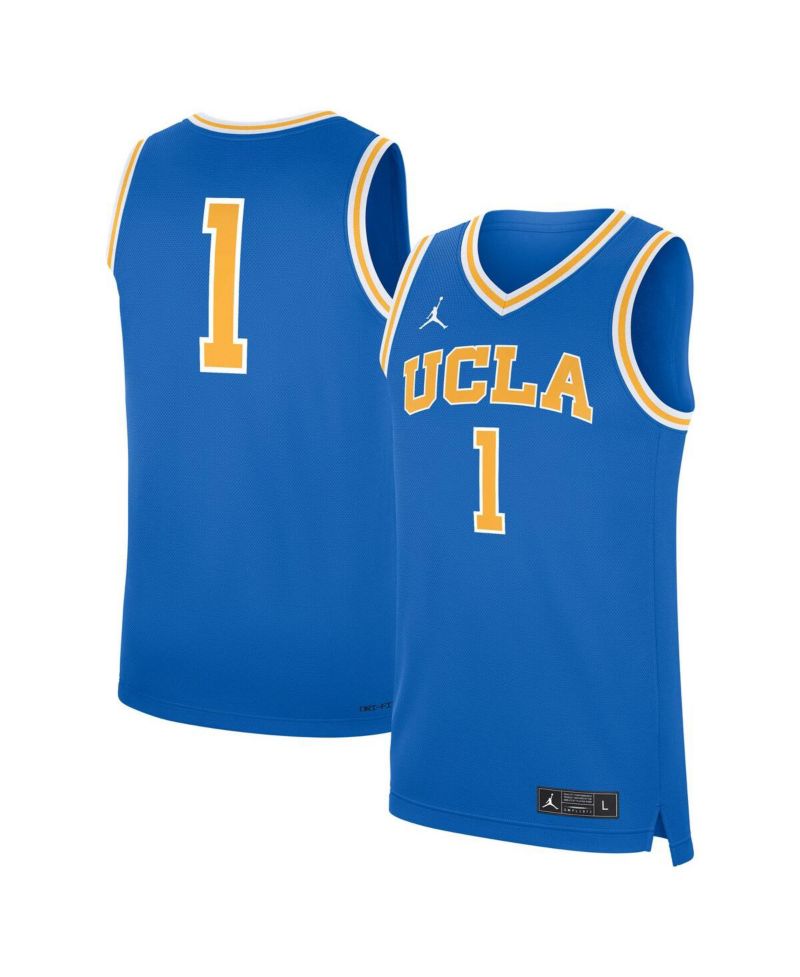Men's Blue UCLA Bruins Road Replica Basketball Jersey