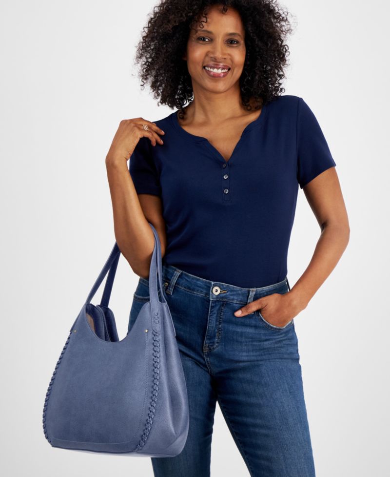 Whip-Stitch Soft 4-Poster Tote
