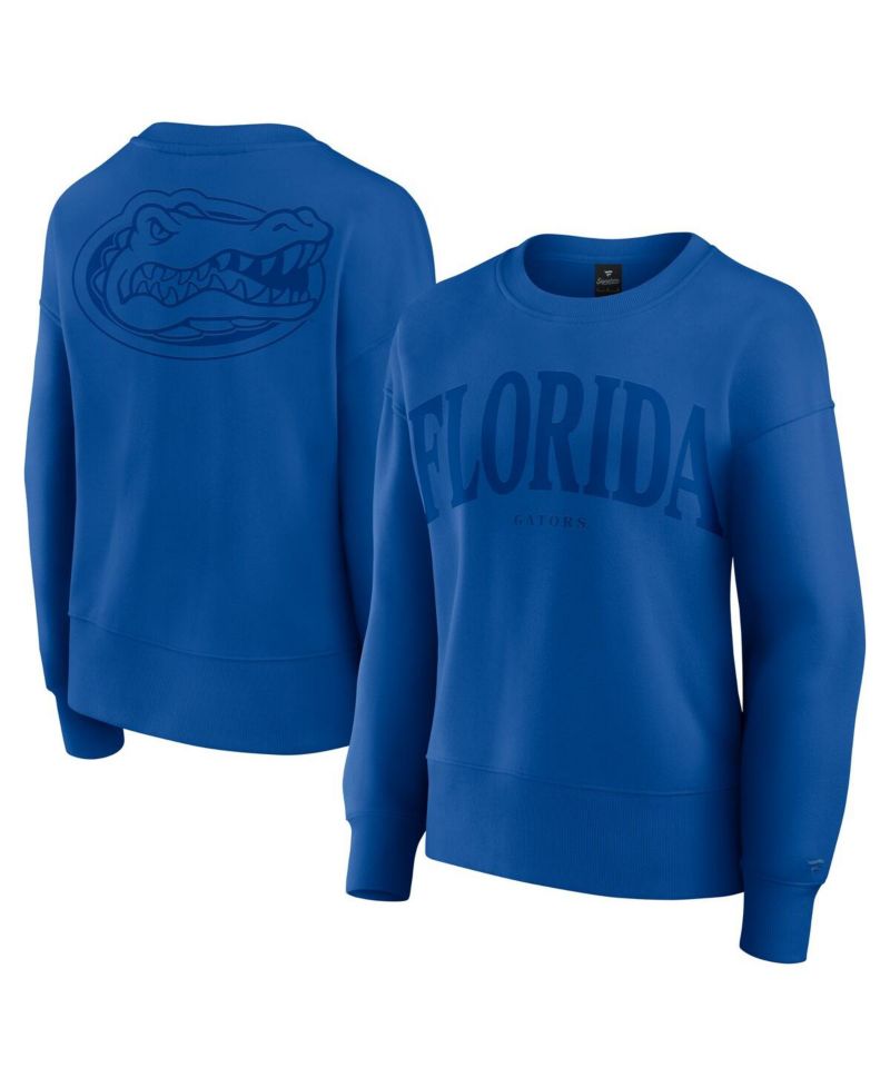 Women's Royal Florida Gators Supersoft Flow Fleece Pullover Sweatshirt