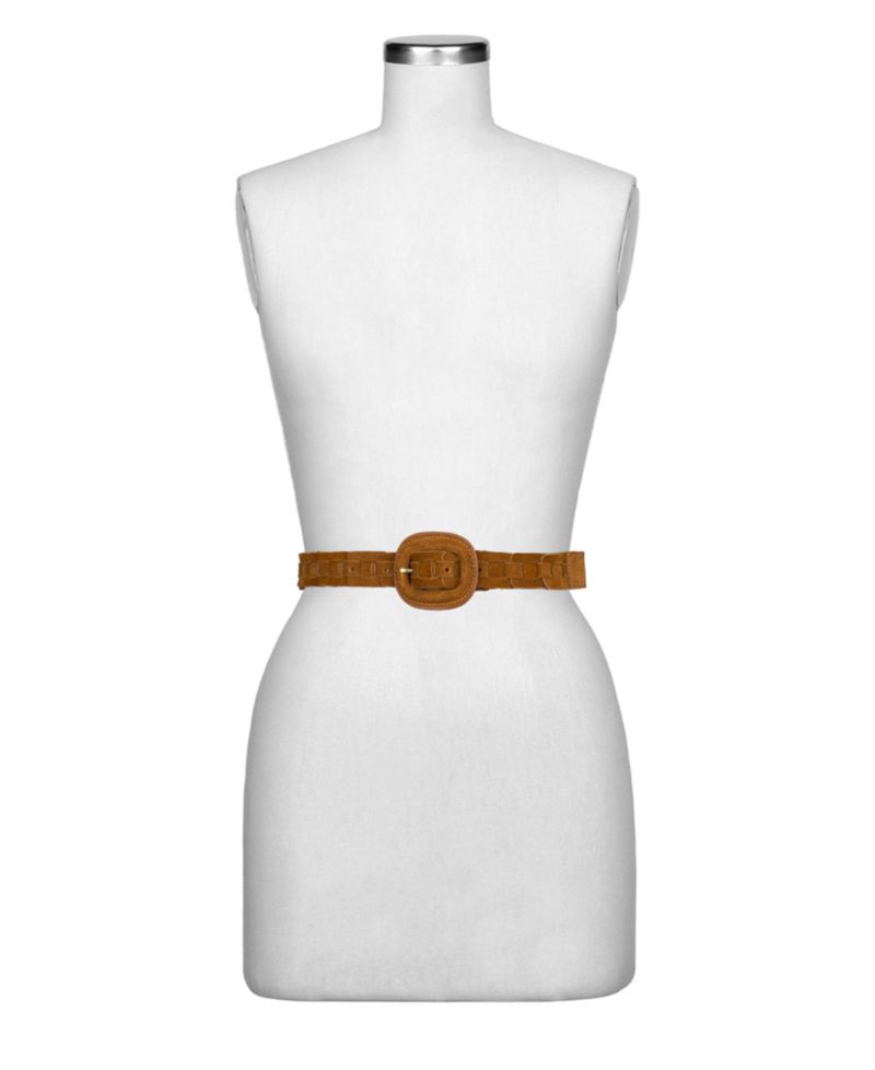 Rikke Burnished Suede Belt