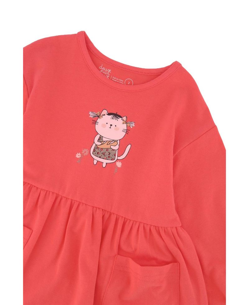 Little and Big Girl 6-8 Cotton Tunic