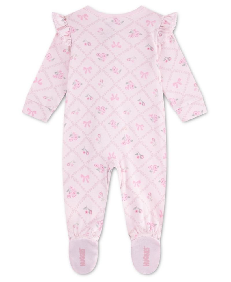 Baby Girls' Babywear Long-Sleeve Footed Coverall