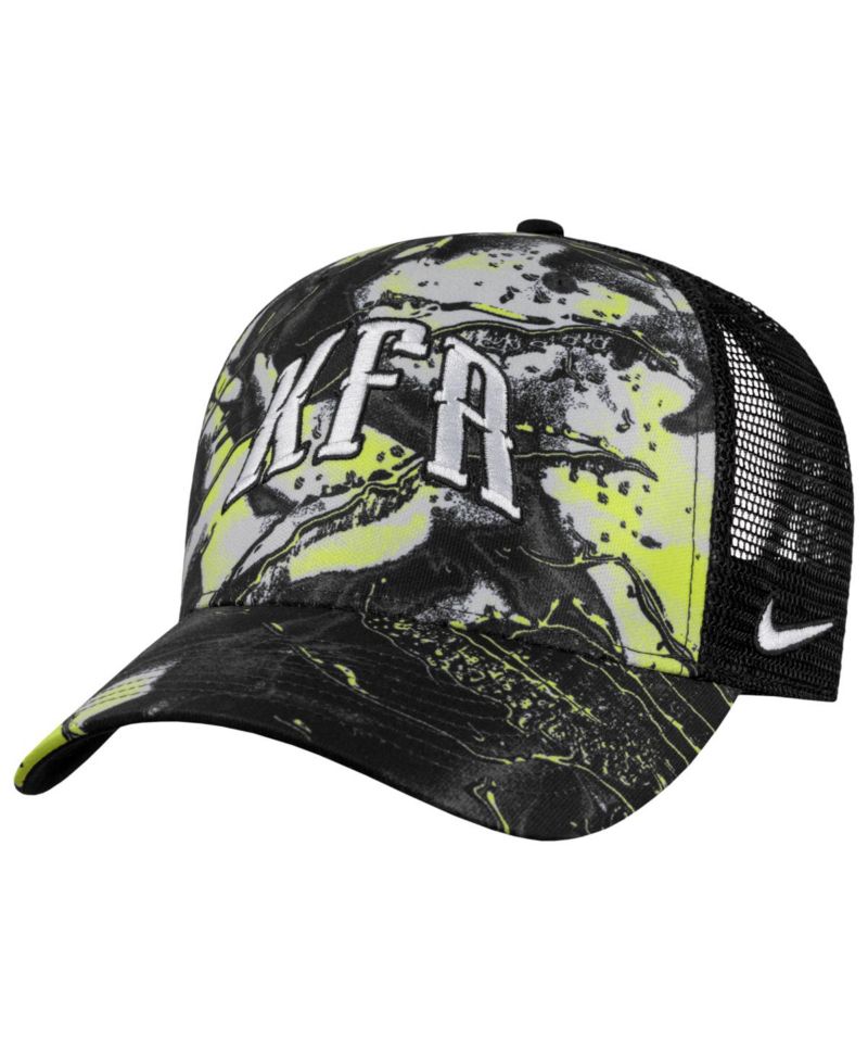 Men's Black South Korea National Team Rise Trucker Adjustable Hat