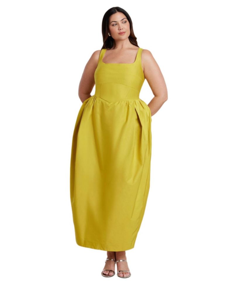 Women's Pleated Tank Gown