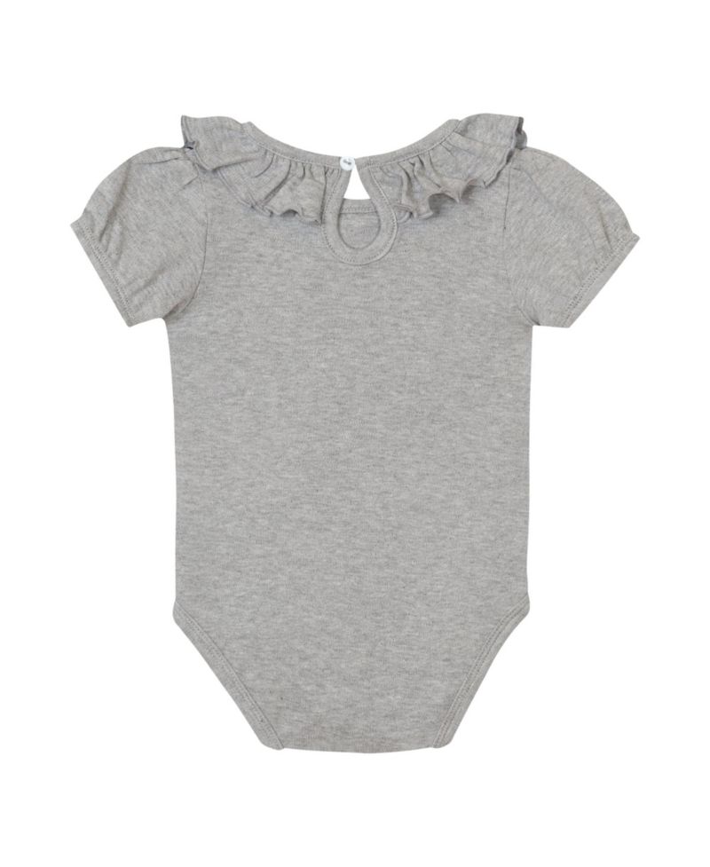 Baby Boys and Girls Red/Gray Georgia Bulldogs Two-Pack Playtime Ruffle Bodysuit Set