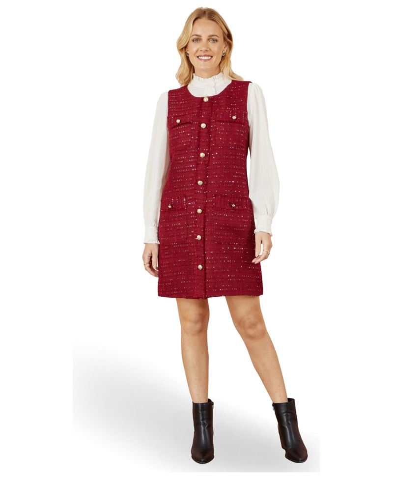 Women's Boucle Tunic Dress