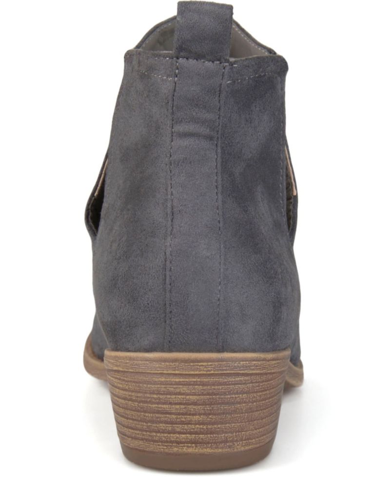 Women's Rimi Notched Ankle Stacked Heel Booties