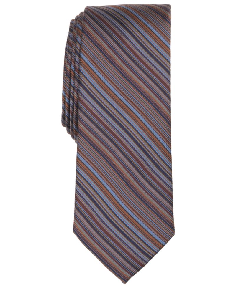 Men's Striped Skinny Tie