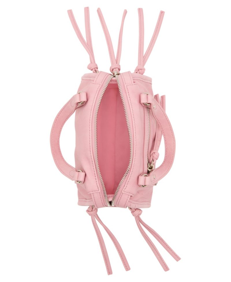 Mini Dual Handle Zipper Satchel Handbag