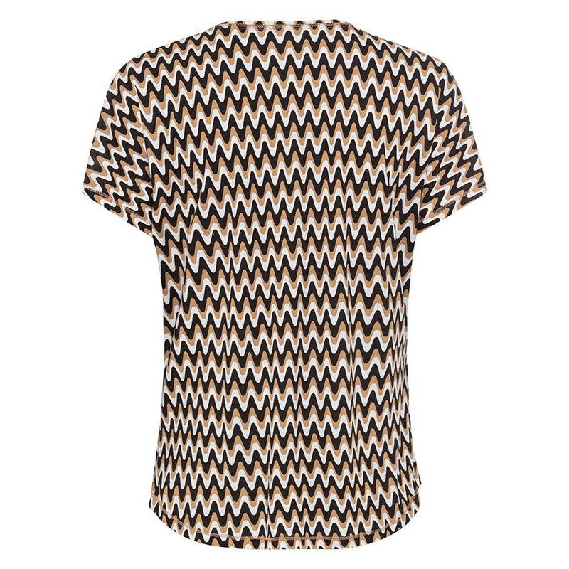 Women's Waved Striped T-Shirt