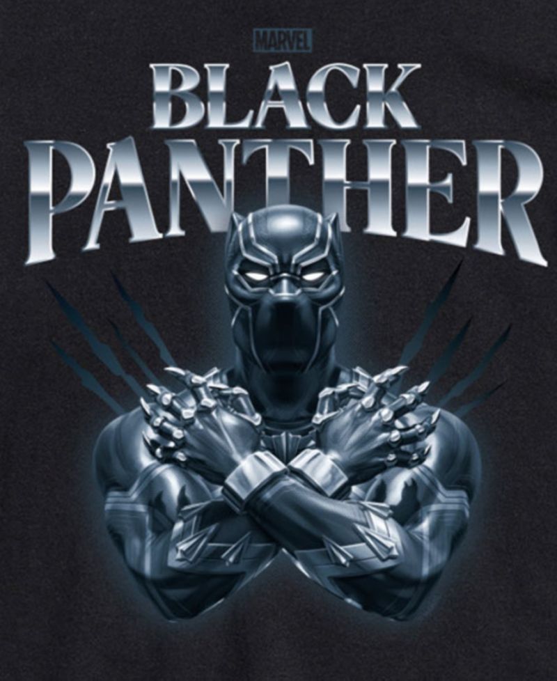 Men's Black Panther Long Sleeve T-Shirt