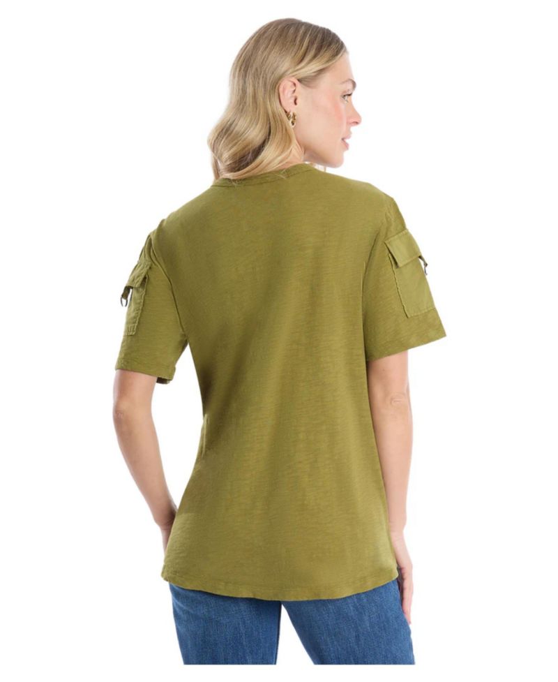 Women's Round Neck Hi-Lo Tee