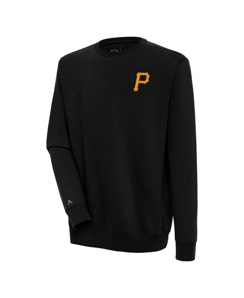 Men's Black Pittsburgh Pirates Victory Pullover Sweatshirt