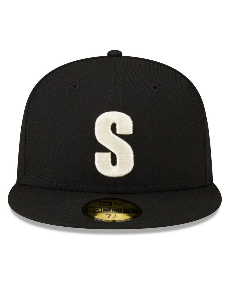 Men's Black Seattle Mariners Authentic Collection 59FIFTY Fitted Hat
