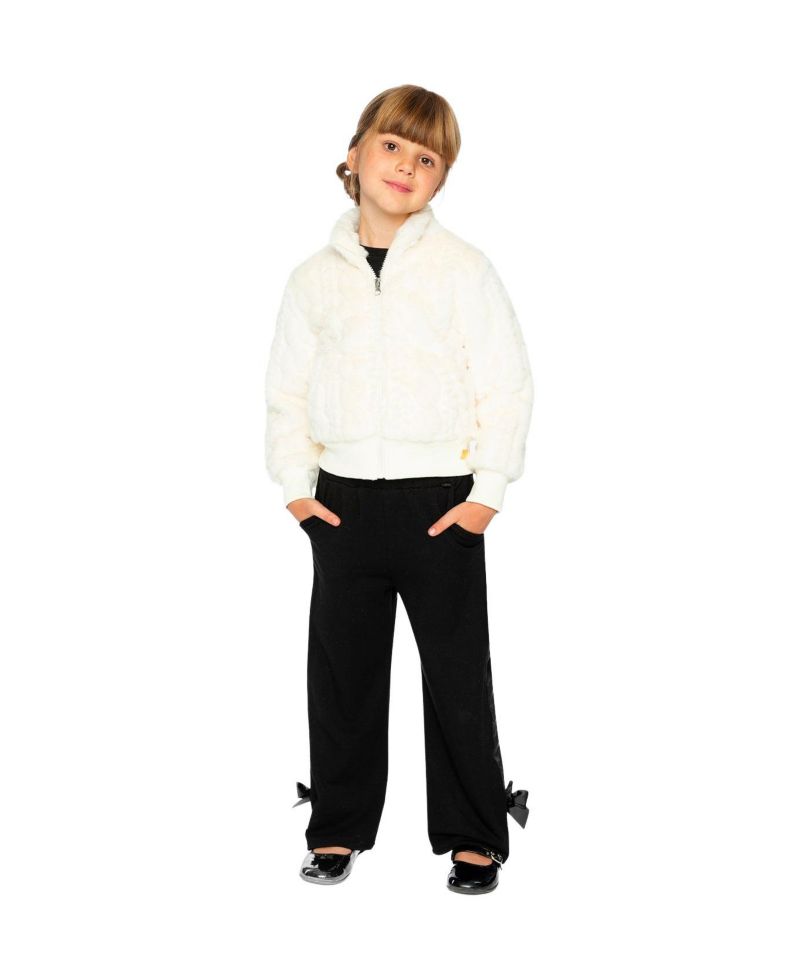 Toddler Girl (2-5) Faux Fur Jacquard Jacket