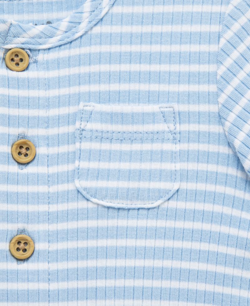 Baby Boys' Crewneck Romper, 2-Piece Set