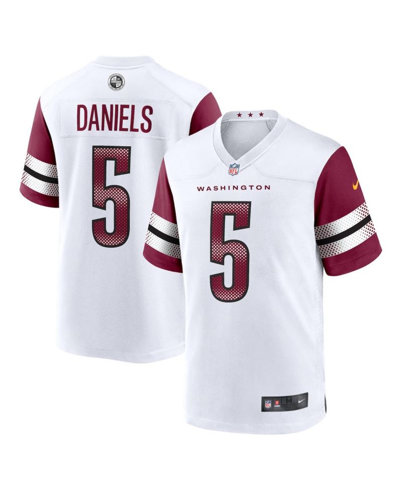 Men's Jayden Daniels Washington Commanders 2024 NFL Draft First Round Pick Player Game Jersey