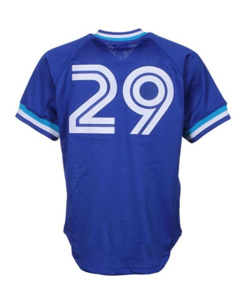 Men's Joe Carter Royal Toronto Blue Jays 1993 Authentic Cooperstown Collection Mesh Batting Practice Jersey
