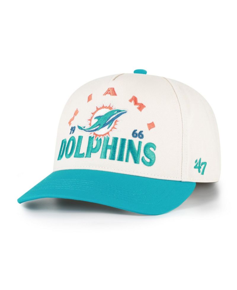 Men's '47 Natural Miami Dolphins Arcitext Hitch Adjustable Hat