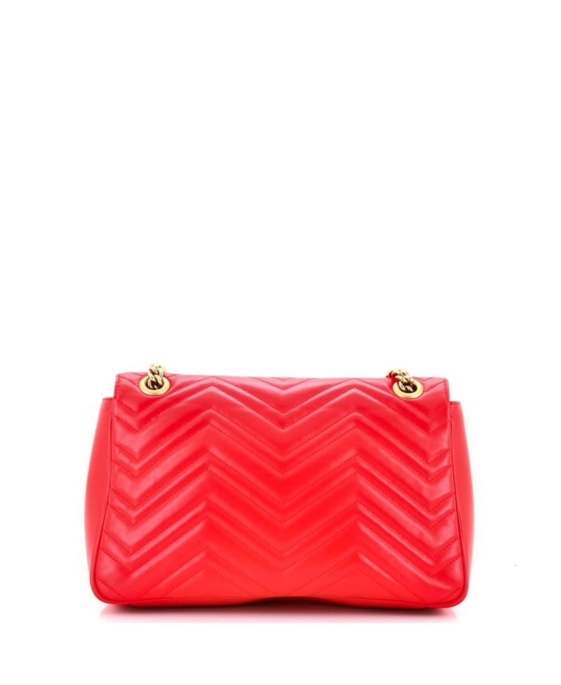 Large GG Marmont Flap Bag Matelasse Leather
