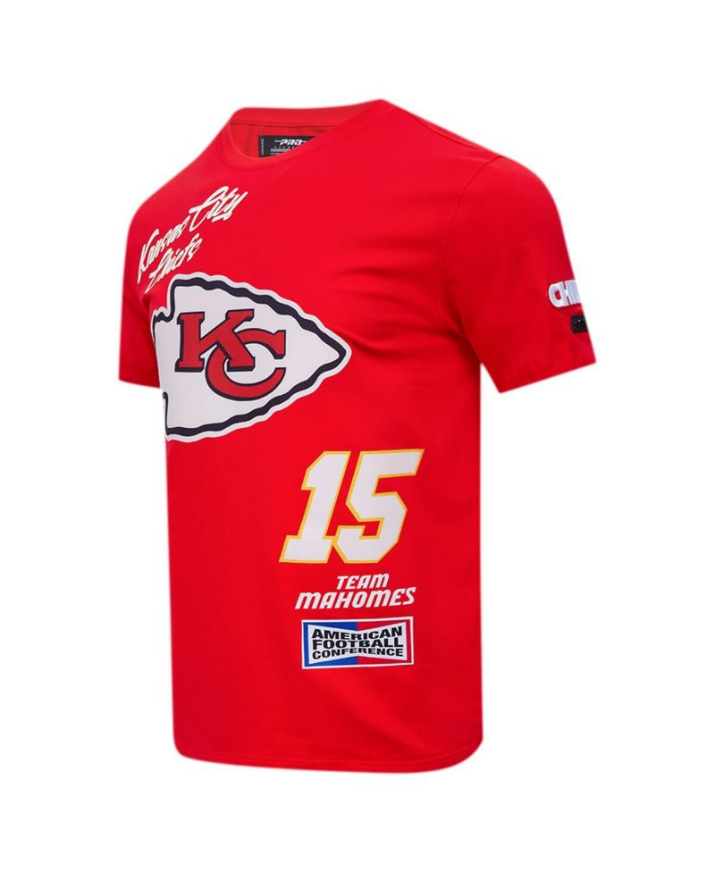 Men's Patrick Mahomes Red Kansas City Chiefs Fast Lane Name & Number Player T-Shirt